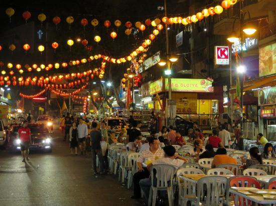 Restaurantstraße Jalan Alor